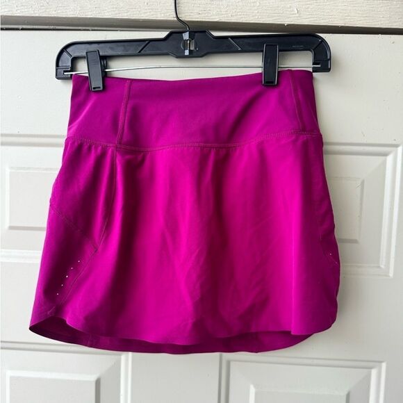 ATHLETA Run With It 14” Skort Skirt Exotic Fuchsia Tennis Women's Size XXS - Picture 11 of 12